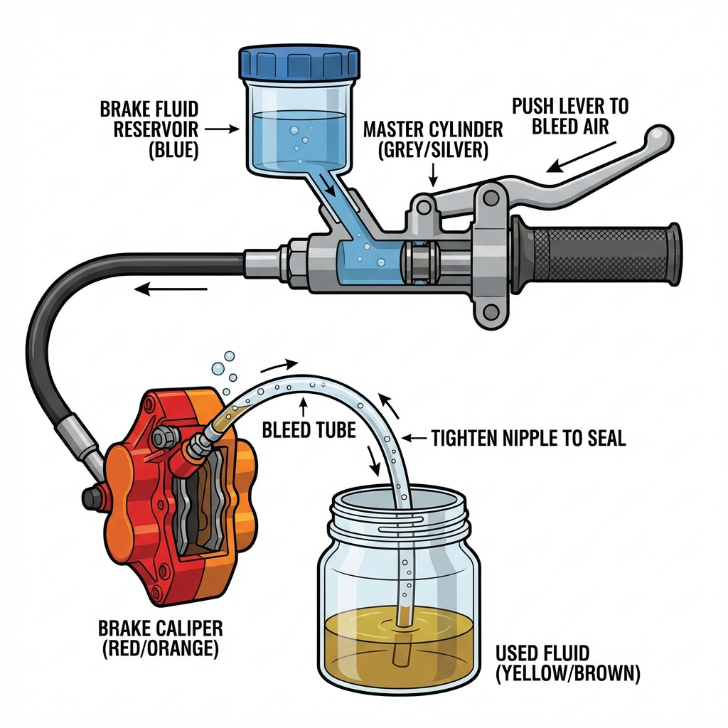 Brake Bleeding: Hydraulic DOT Systems